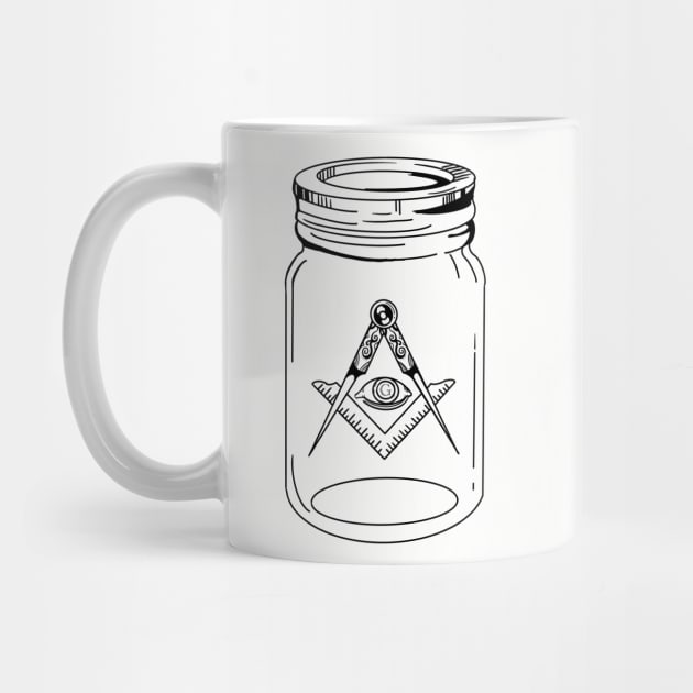 Freemason Jar by RobKingIllustration